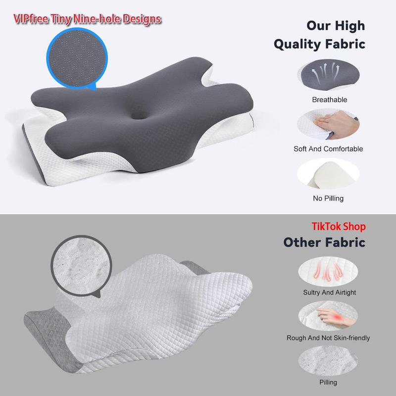 Ergonomic Memory Foam Cervical Pillows