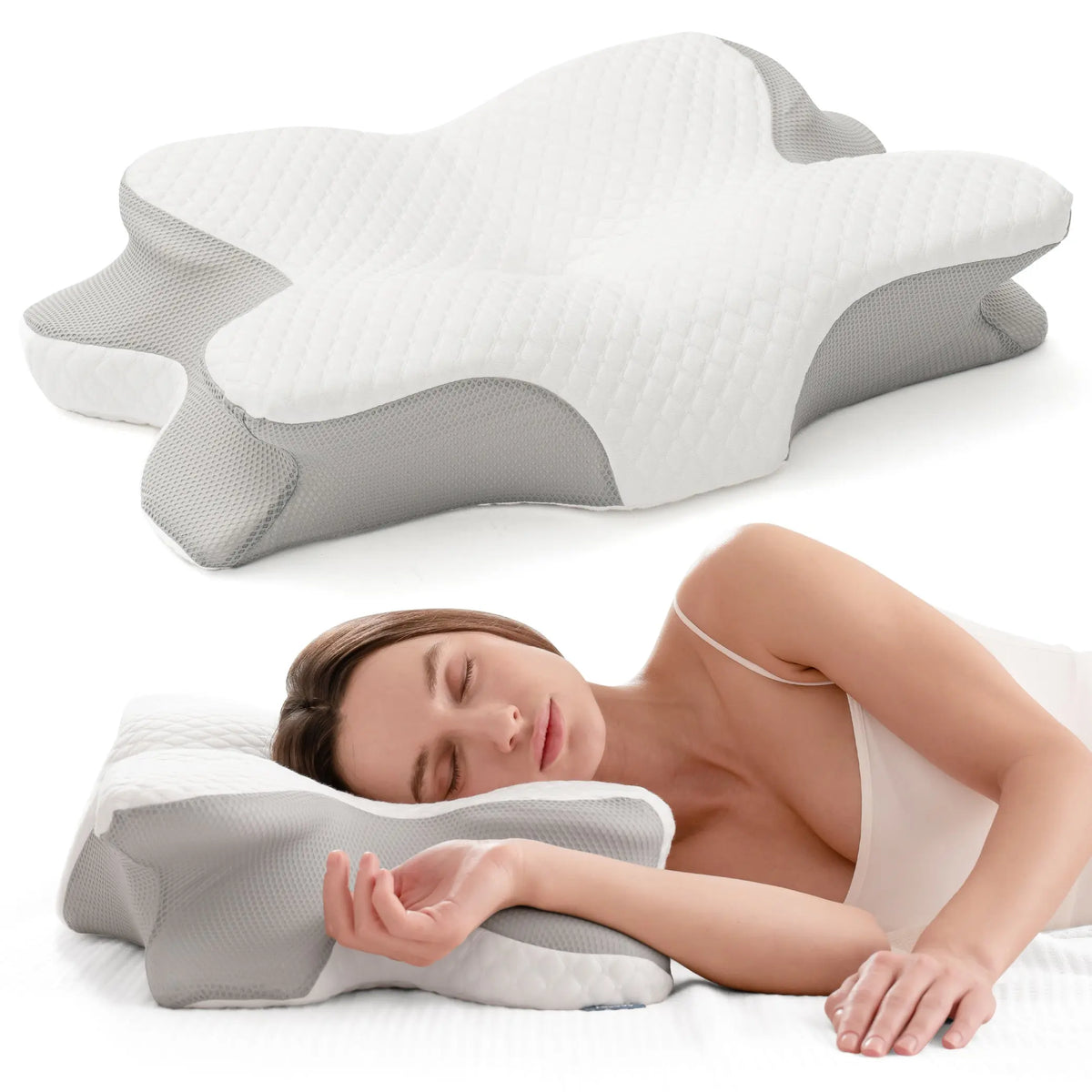 Contour Memory Foam Pillow | Neck Pain Relief
