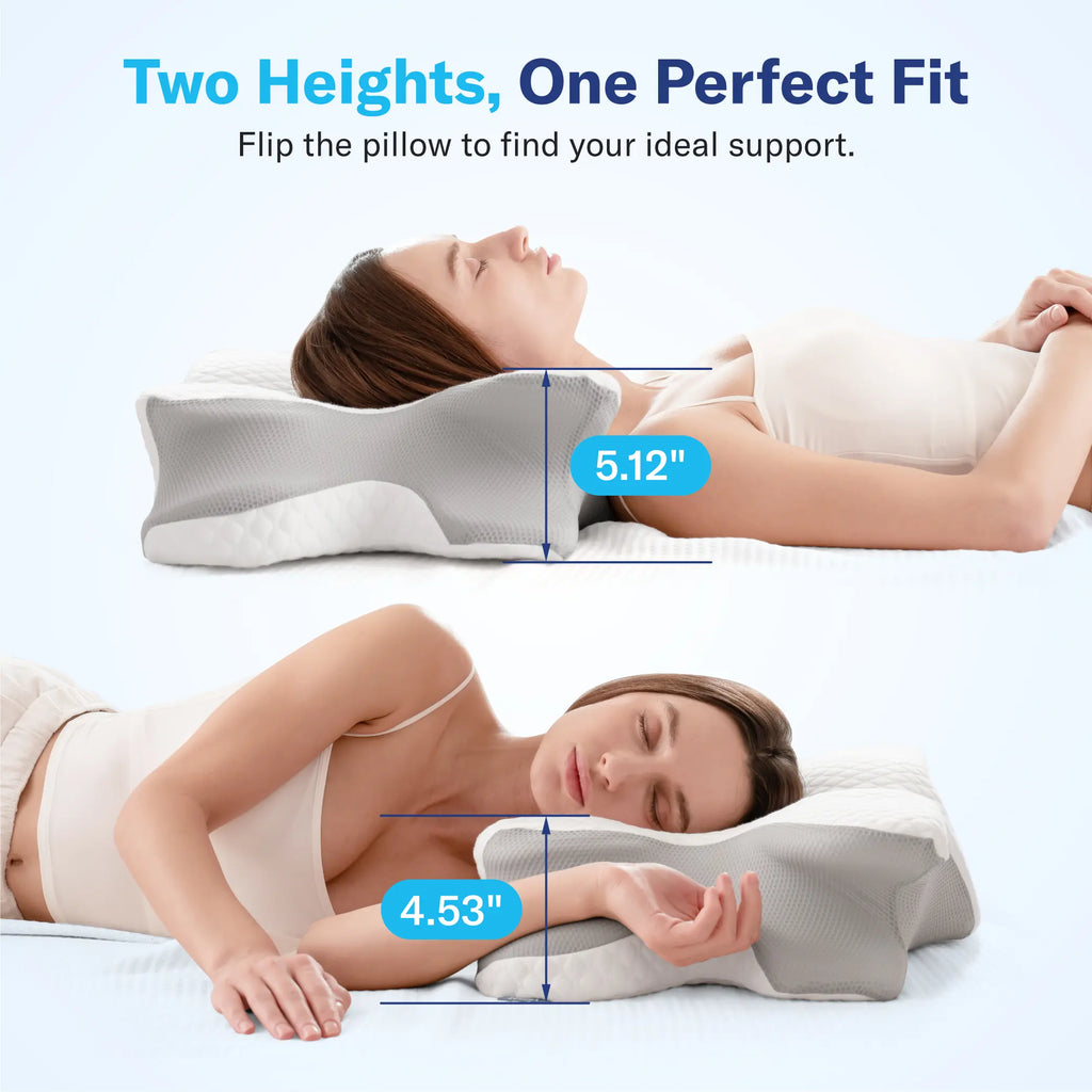 Contour Memory Foam Pillow | Neck Pain Relief